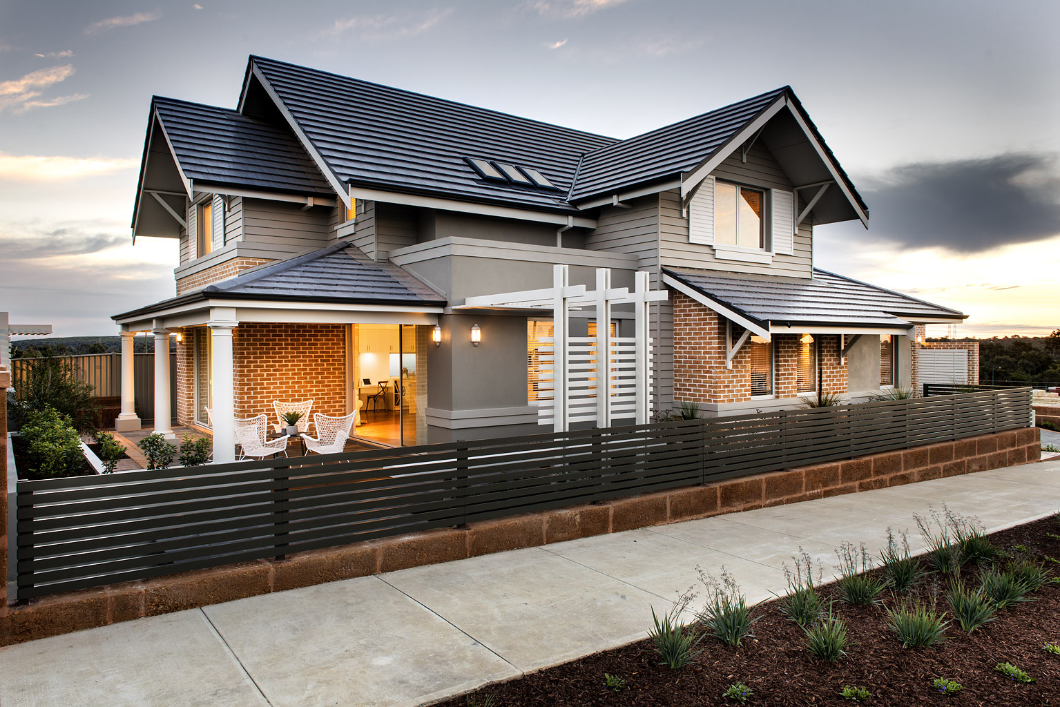 Hamptons Style Double Storey Home Award Winning Perth Builder InVogue